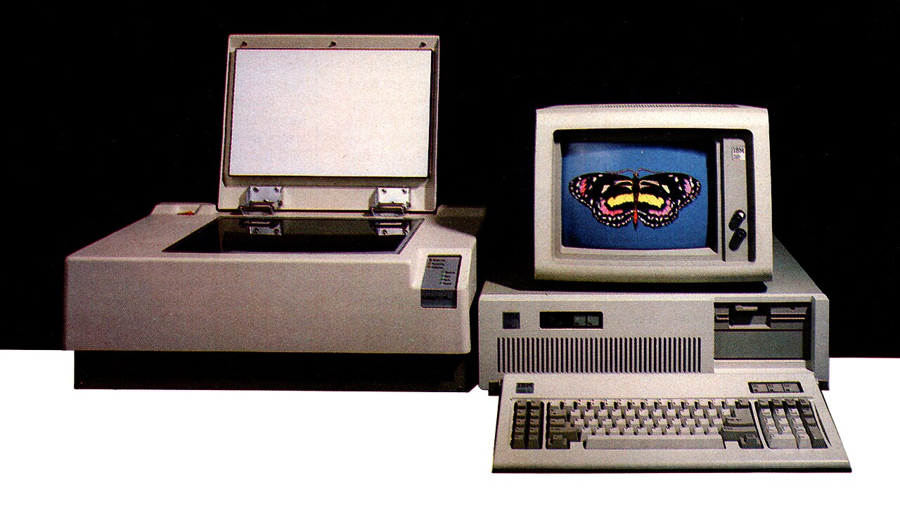 1986 年 SpectraSCAN 彩色平板扫描仪